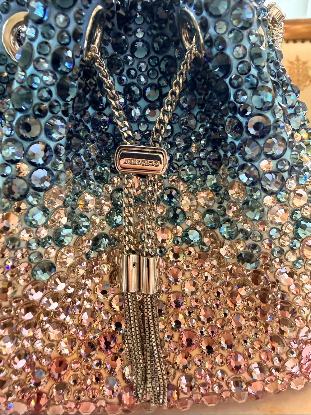Jimmy Choo bon bon ombre Crystals bag - Picture 9 of 17